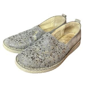 Josef Seibel Sofie 33 Beige Kombi Print Leather Slip on size 37 US 6.5